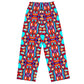 DMV 0094 Vintage Artsy All-over print unisex wide-leg pants