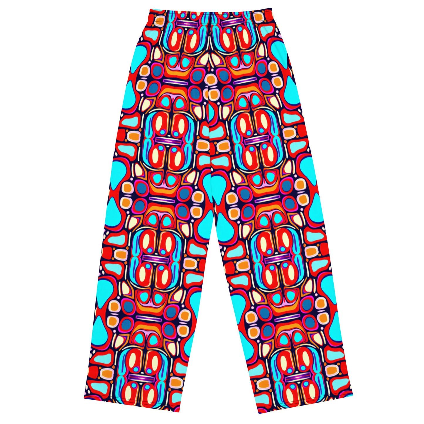 DMV 0094 Vintage Artsy All-over print unisex wide-leg pants