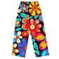 DMV 0257 Floral All-over print unisex wide-leg pants