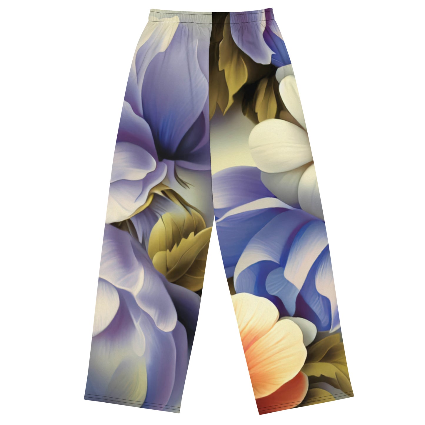 DMV 0109 Floral All-over print unisex wide-leg pants