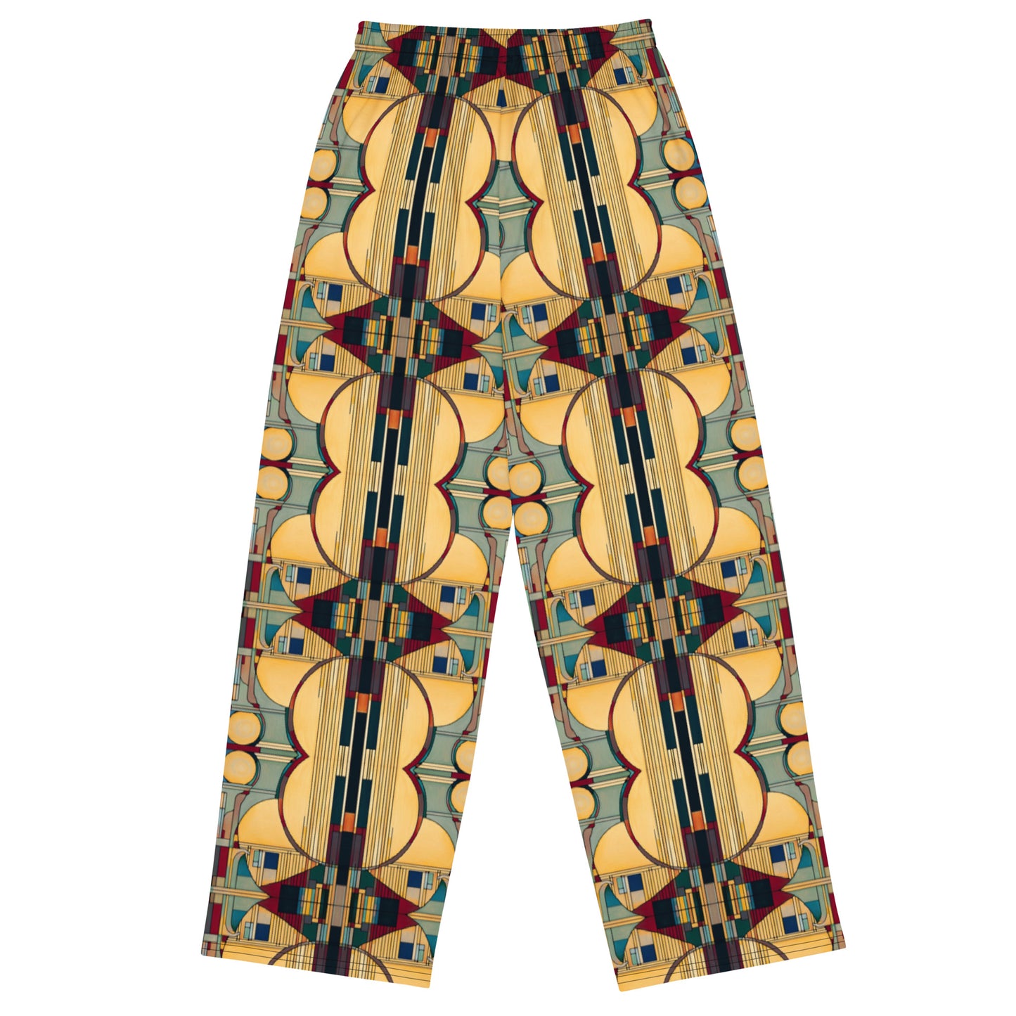 DMV 0224 Geo Boho All-over print unisex wide-leg pants