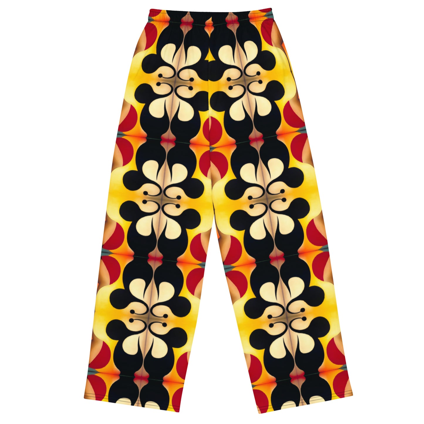 DMV 0215 Vintage Artsy All-over print unisex wide-leg pants