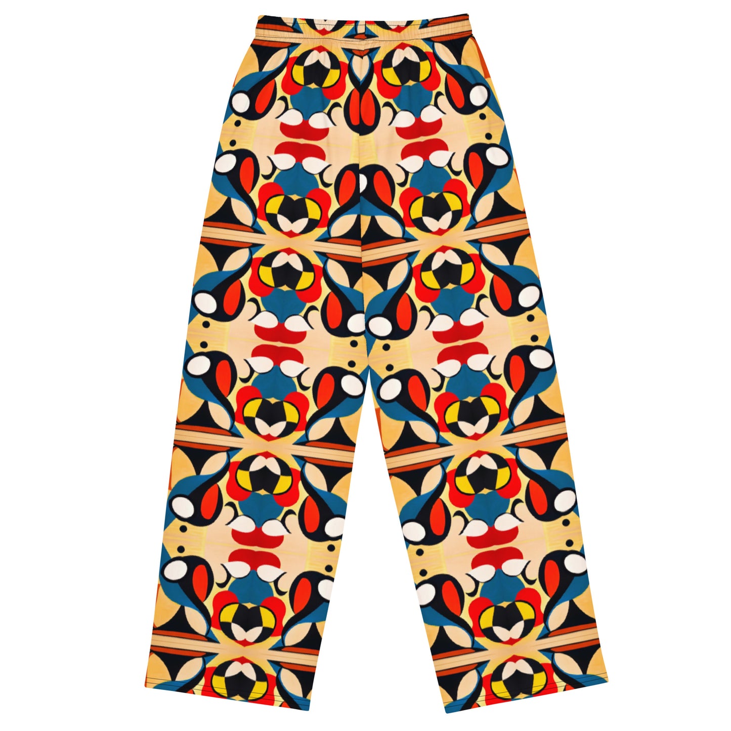 DMV 0148 Vintage Artsy All-over print unisex wide-leg pants