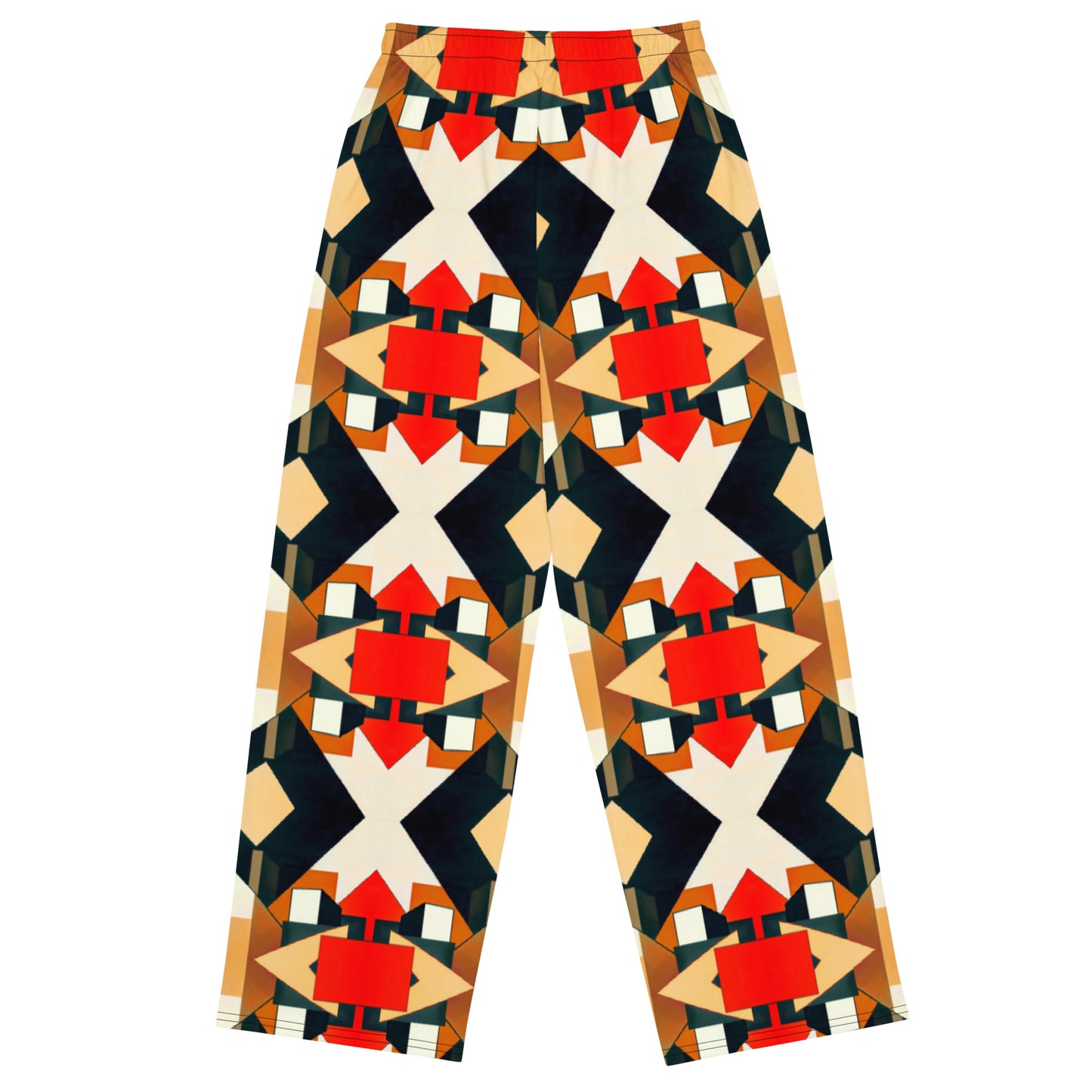 DMV 0138 Geo Boho All-over print unisex wide-leg pants