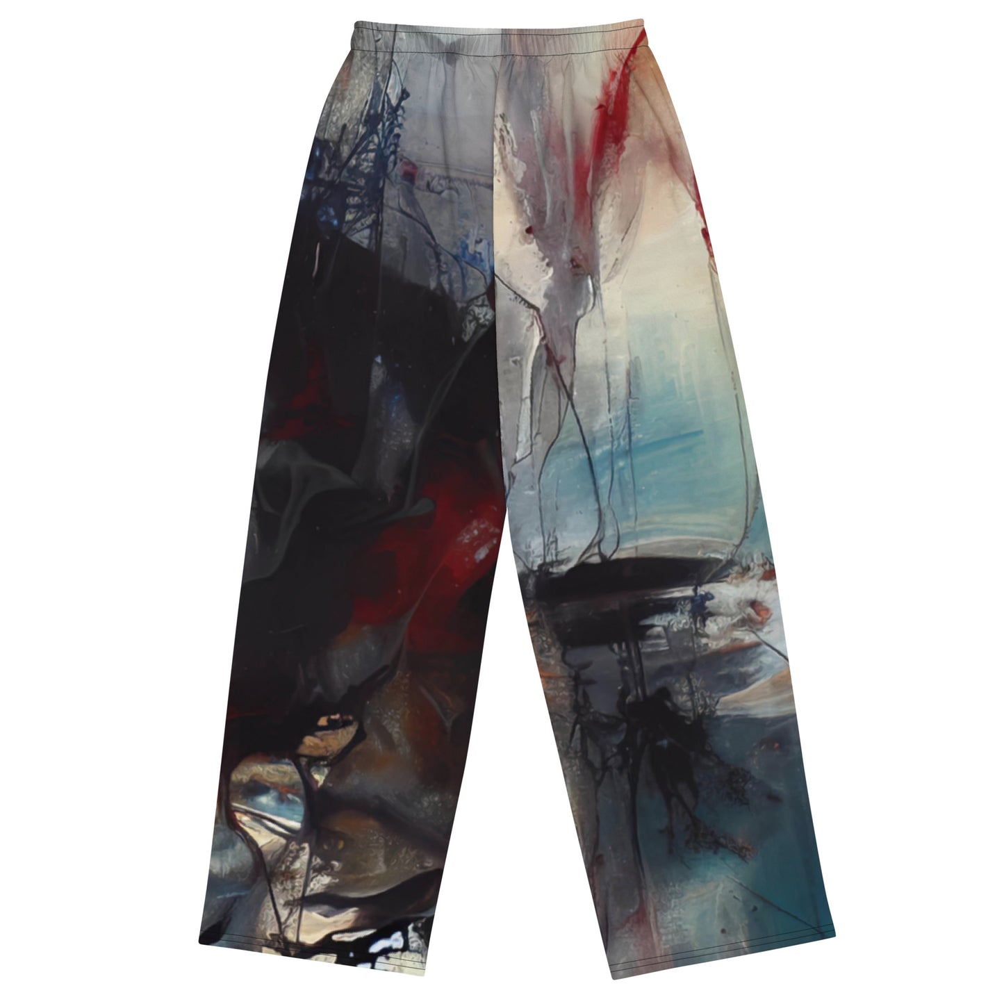 DMV 0171 Avant Garde All-over print unisex wide-leg pants