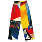 DMV 0187 Retro Art All-over print unisex wide-leg pants