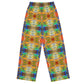 DMV 0191 Avant Garde Artsy All-over print unisex wide-leg pants