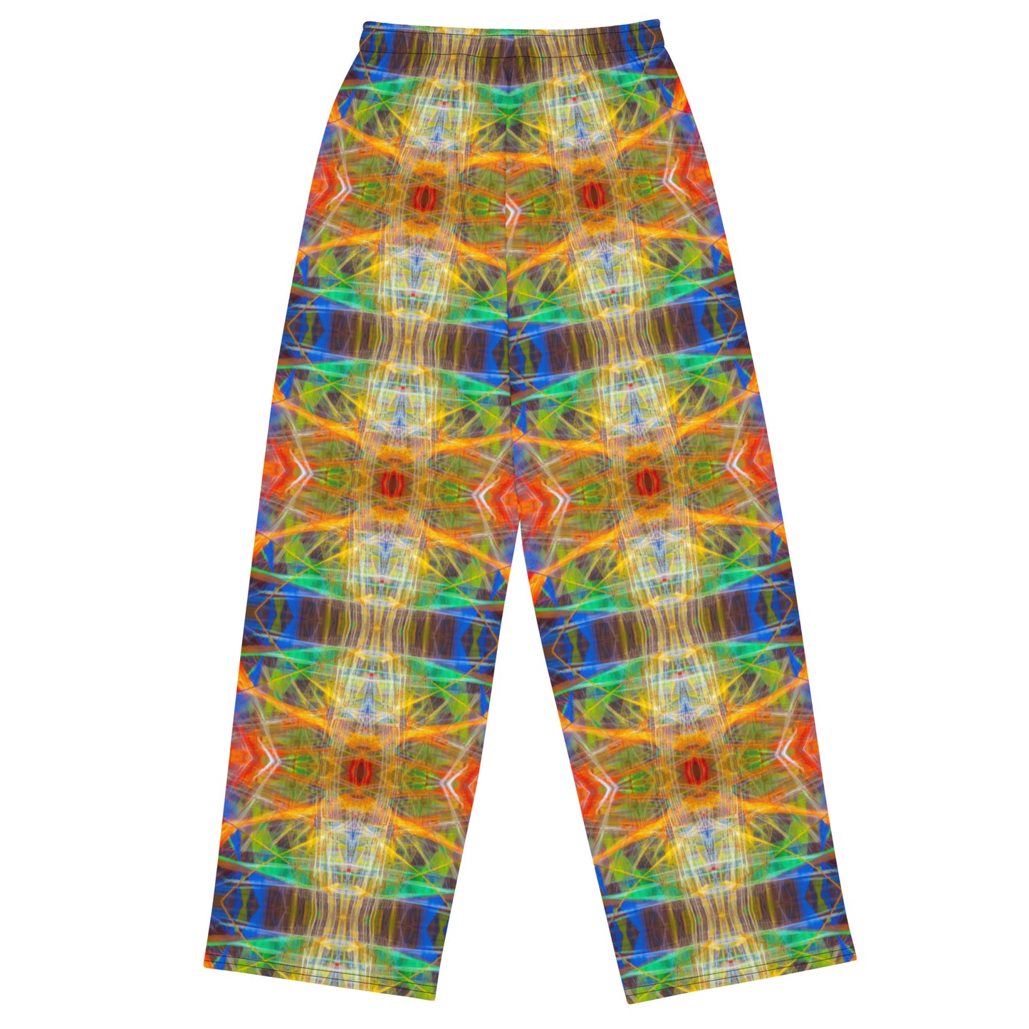 DMV 0191 Avant Garde Artsy All-over print unisex wide-leg pants