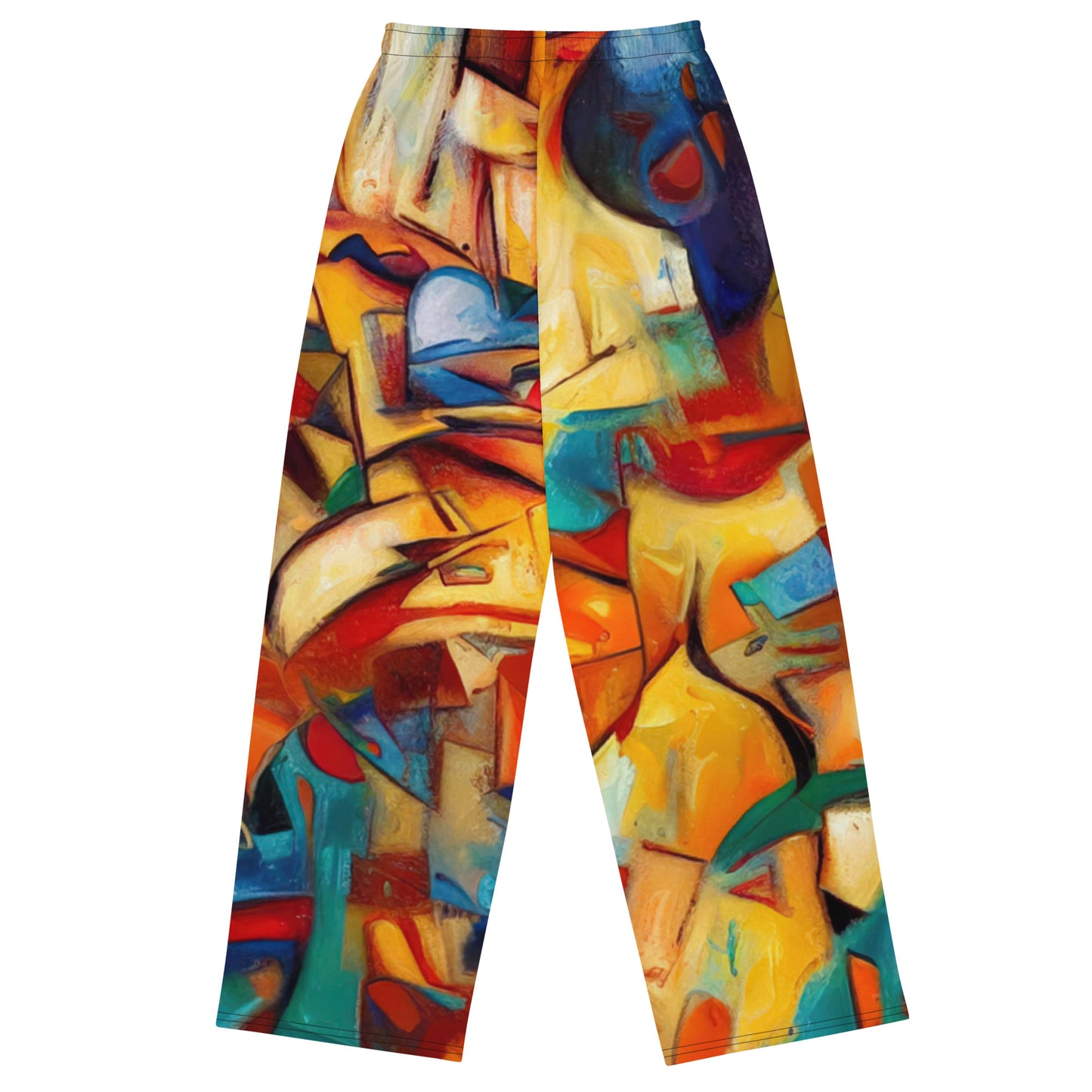 DMV 0416 Abstract Art All-over print unisex wide-leg pants