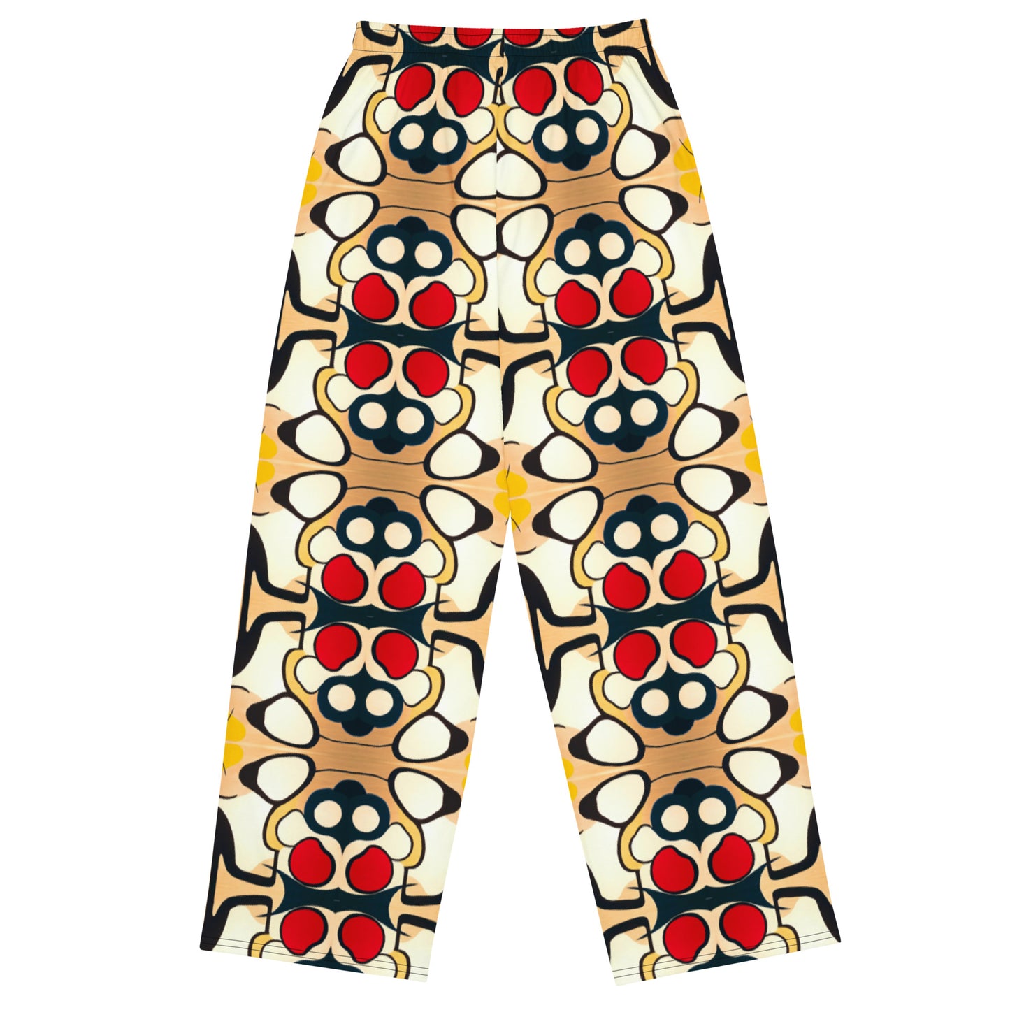 DMV 0204 Vintage Artsy All-over print unisex wide-leg pants