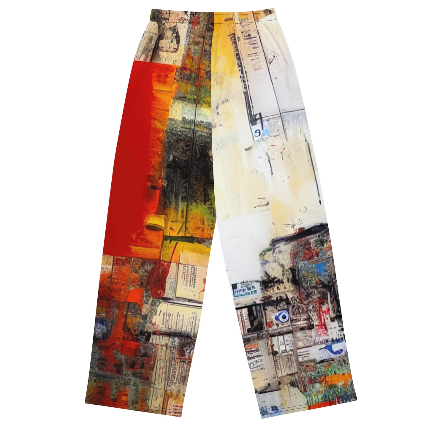 DMV 0189 Avant Garde All-over print unisex wide-leg pants