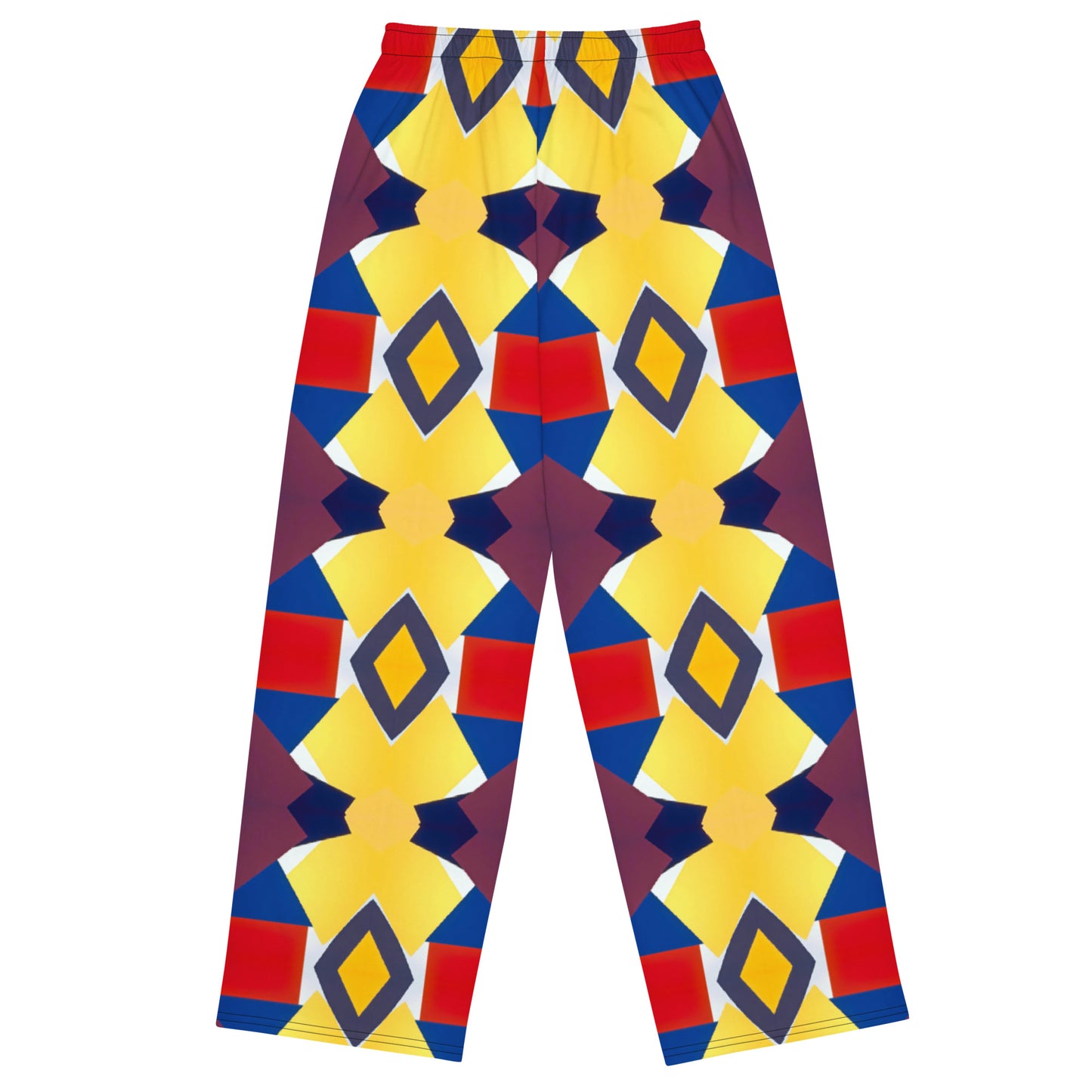 DMV 0418 Classic Boho All-over print unisex wide-leg pants