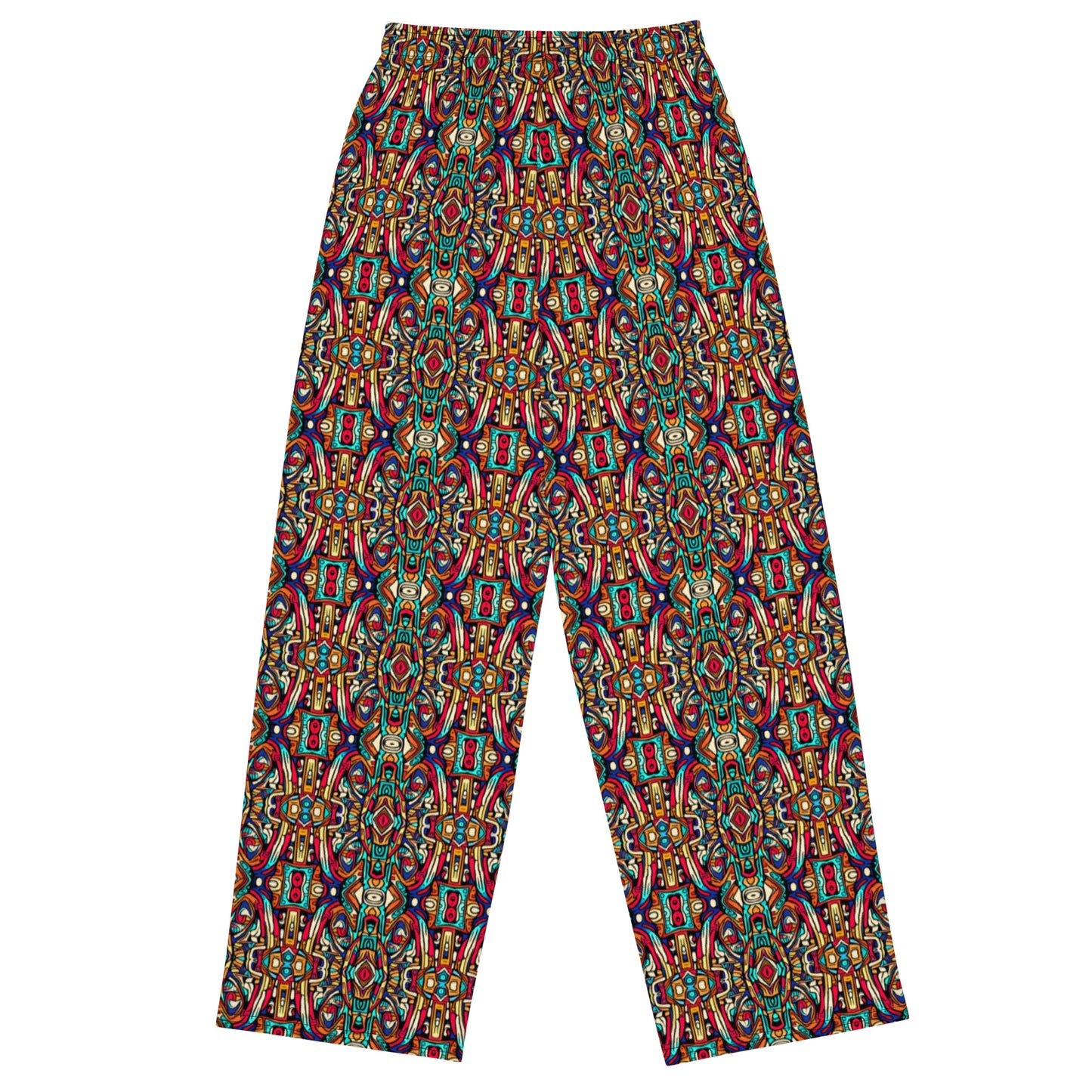 DMV 0198 Chic Boho All-over print unisex wide-leg pants