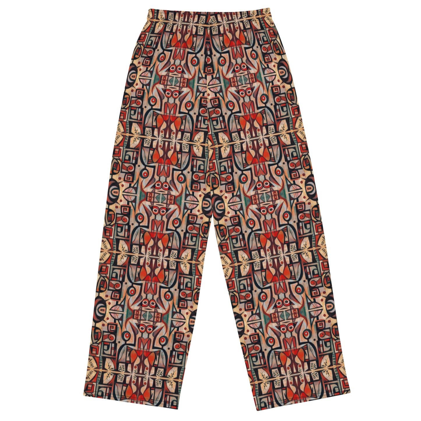 DMV 0201 Classic Boho All-over print unisex wide-leg pants