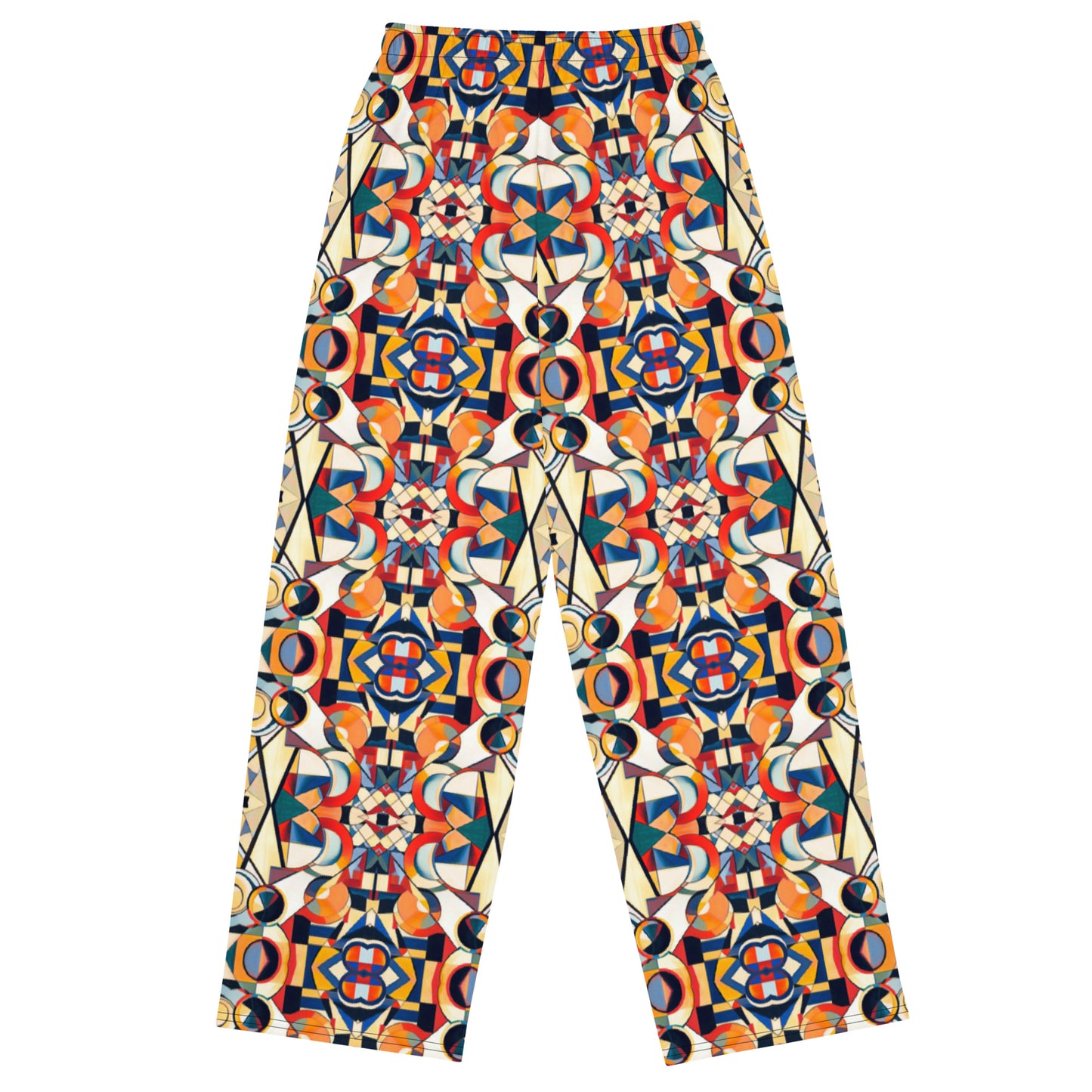 DMV 0157 Geo Boho All-over print unisex wide-leg pants