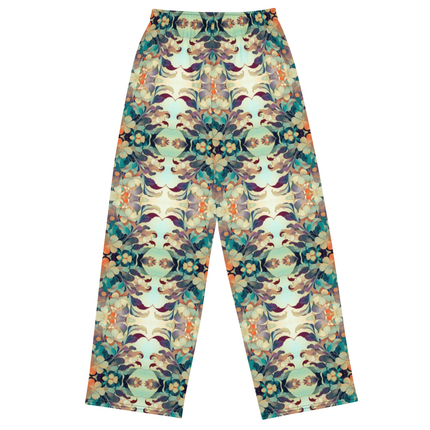 DMV 0408 Chic Boho All-over print unisex wide-leg pants