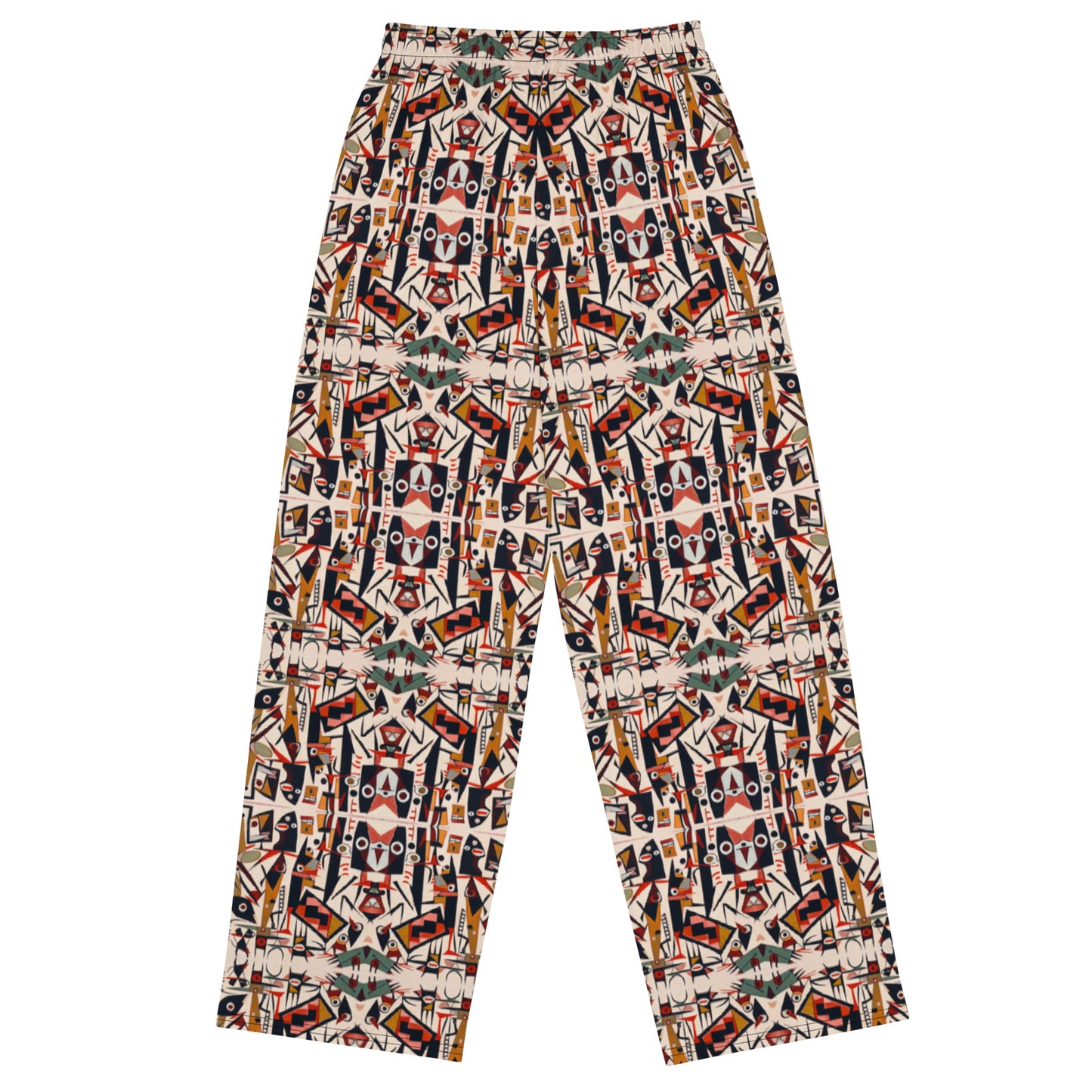 DMV 0432 Classic Boho All-over print unisex wide-leg pants