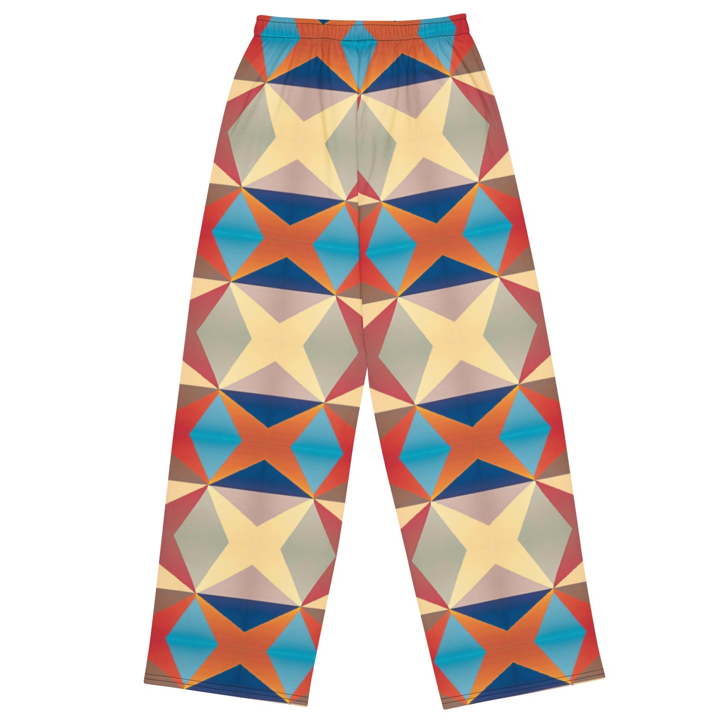 DMV 0373 Classic Boho All-over print unisex wide-leg pants