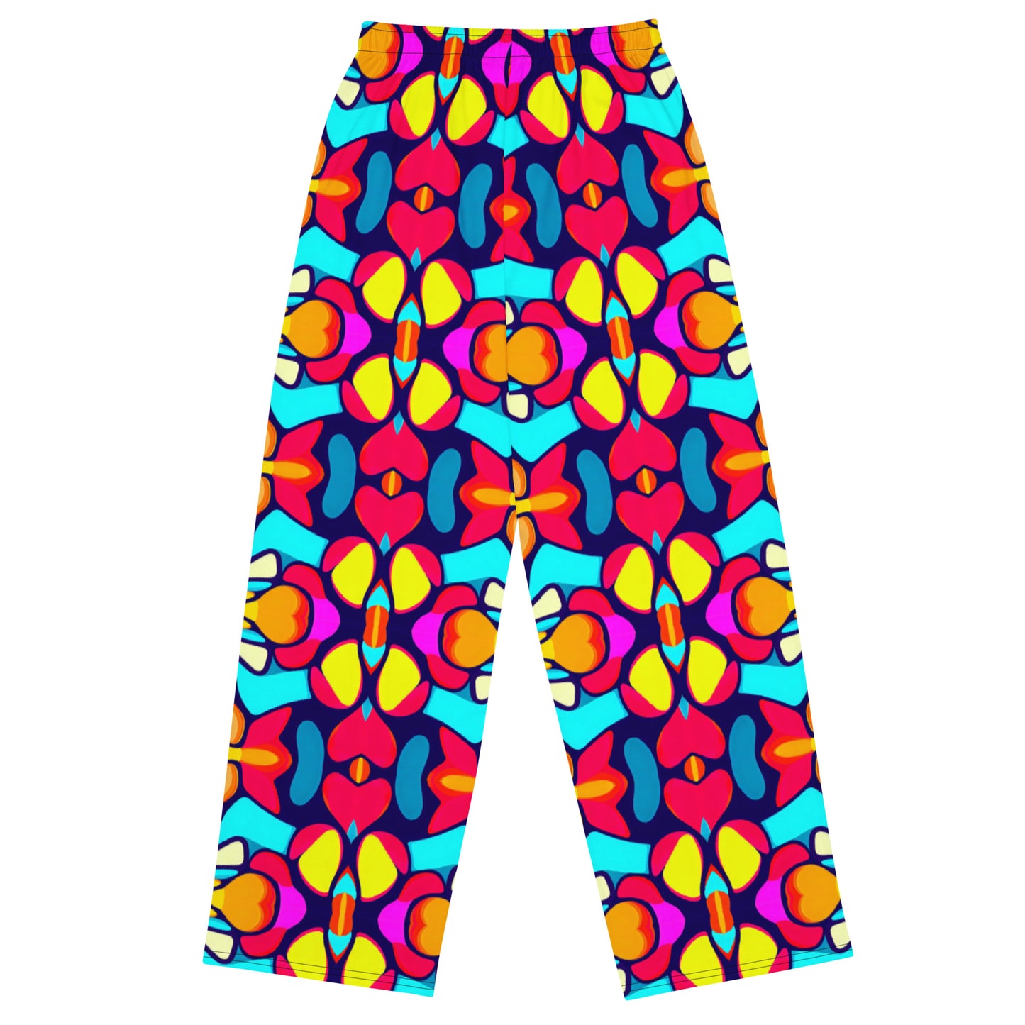 DMV 1311 Vintage Artsy All-over print unisex wide-leg pants