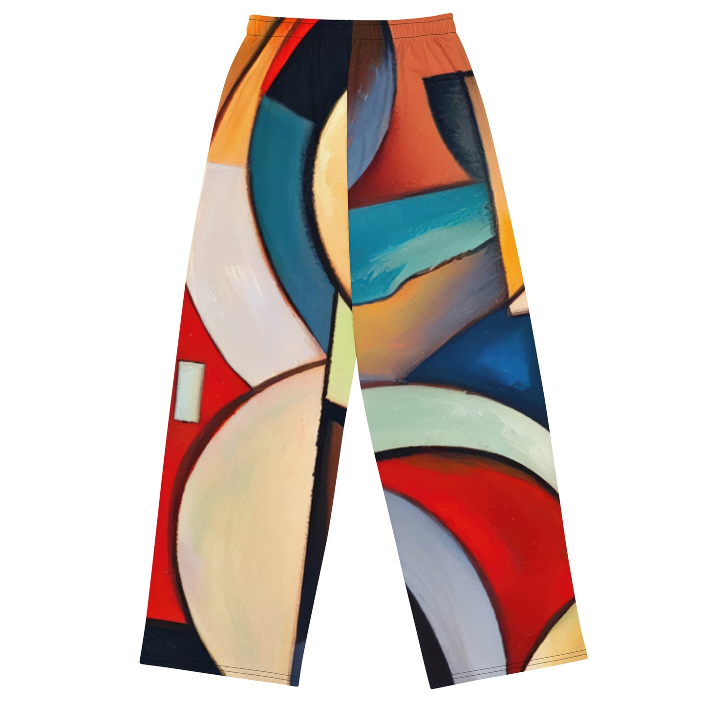 DMV 0703 Abstract Art All-over print unisex wide-leg pants