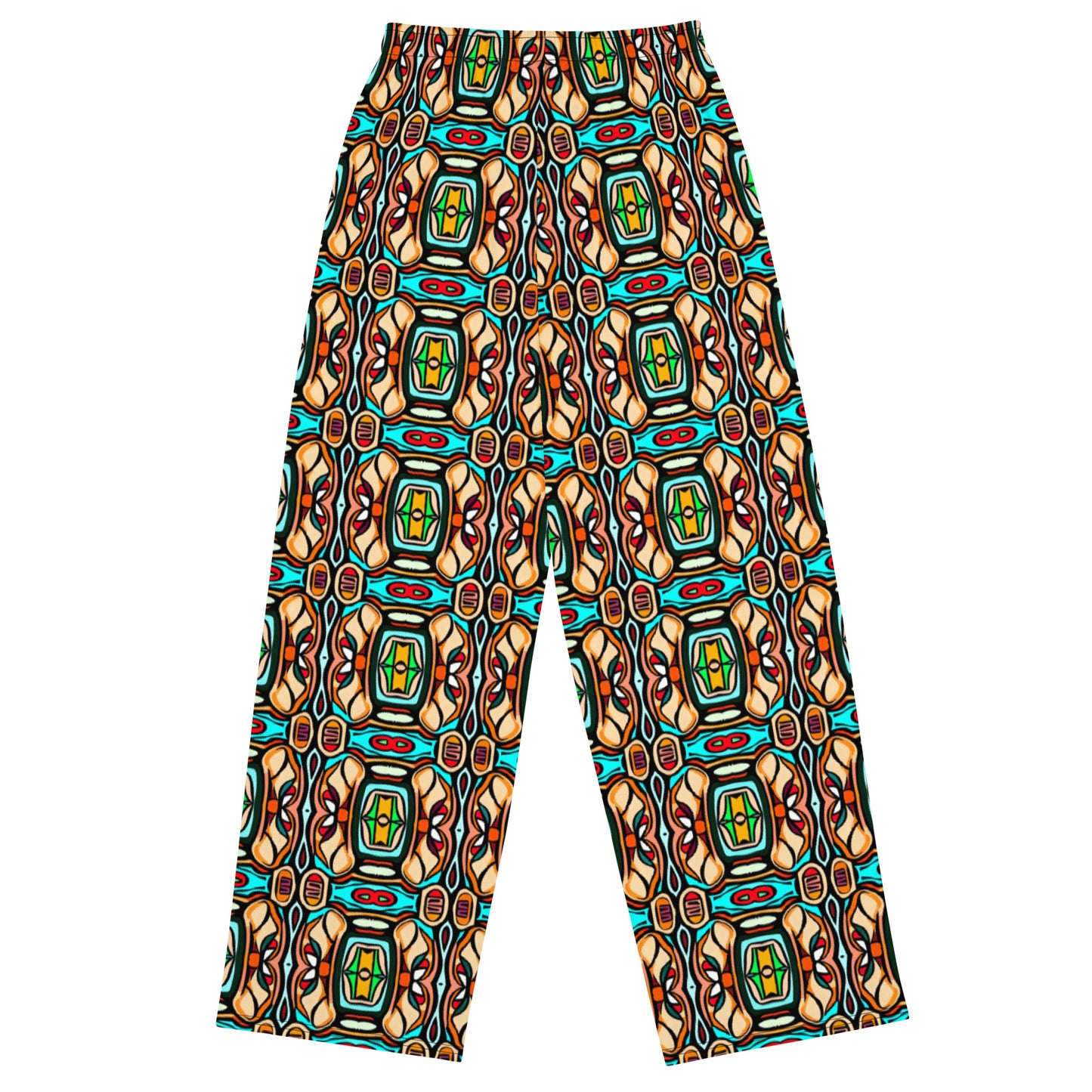 DMV 0740 Psy Artsy All-over print unisex wide-leg pants