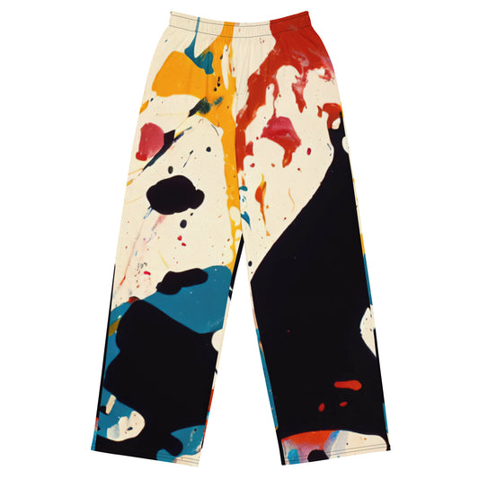 DMV 0218 Avant Garde All-over print unisex wide-leg pants