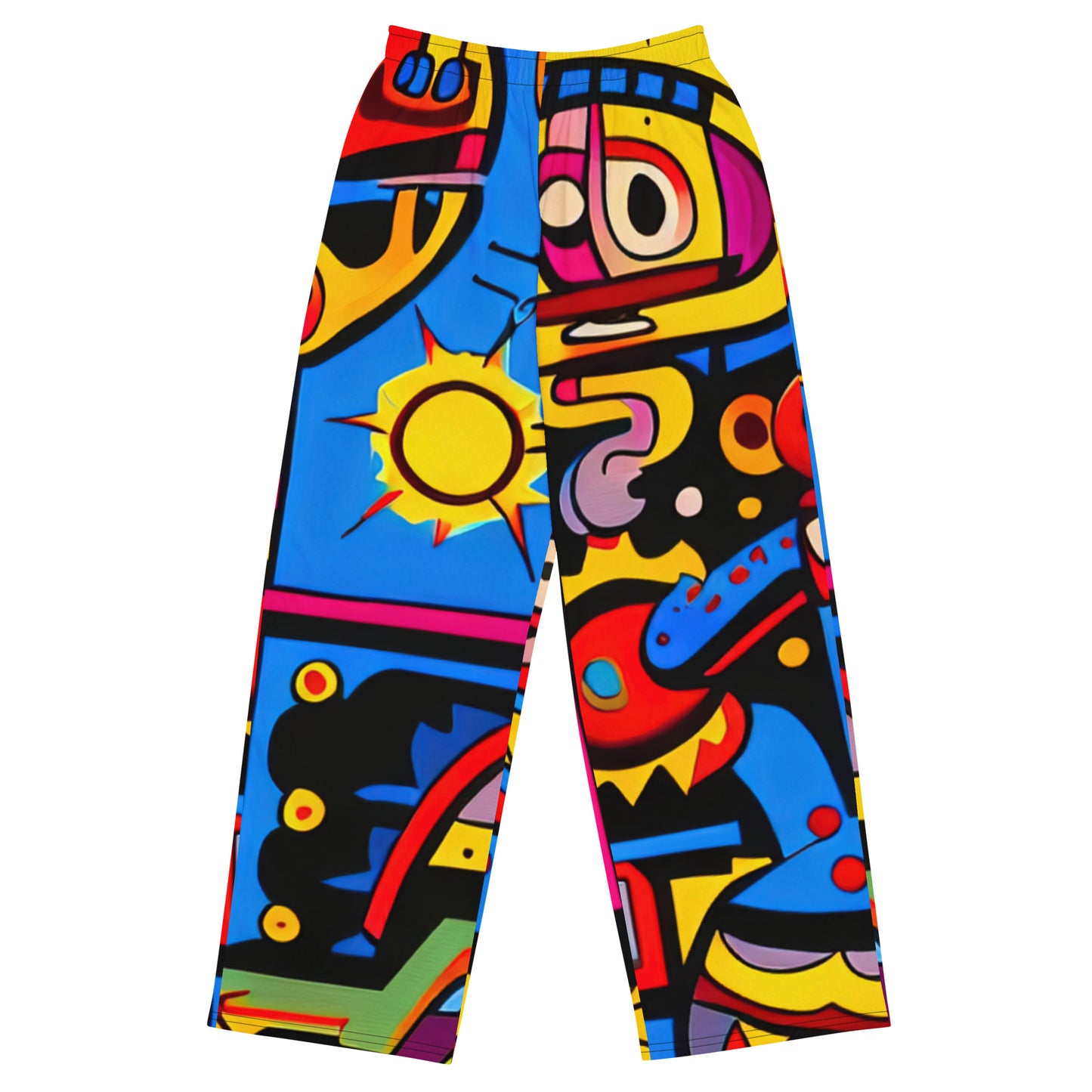 DMV 0235 Psy Art All-over print unisex wide-leg pants