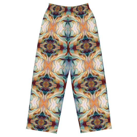 DMV 0273 Chic Boho All-over print unisex wide-leg pants