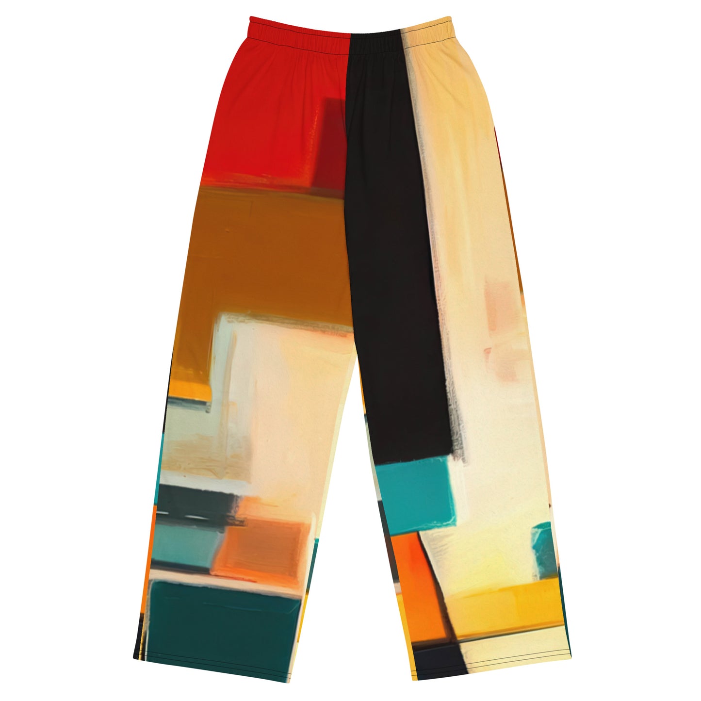 DMV 0282 Abstract Art All-over print unisex wide-leg pants