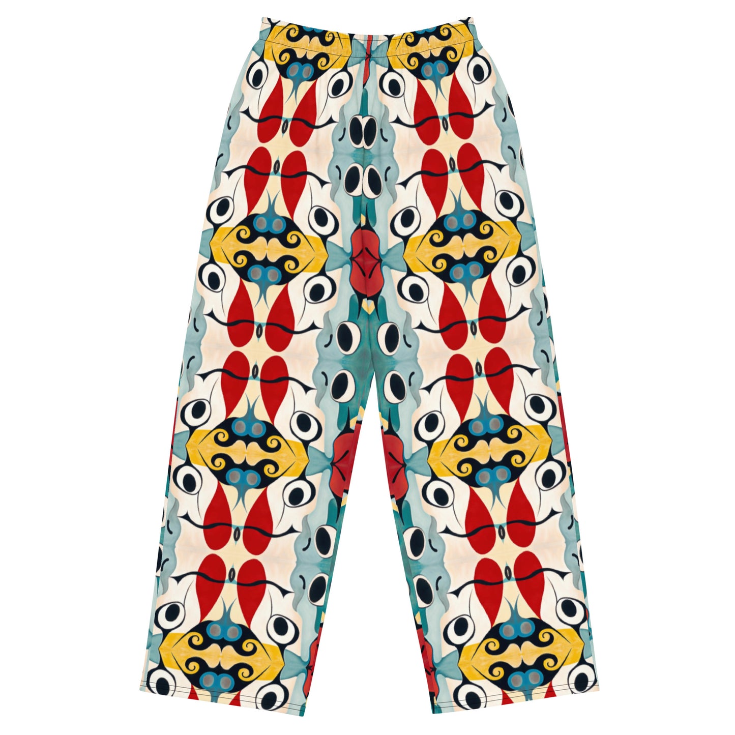 DMV 0230 Vintage Artsy All-over print unisex wide-leg pants