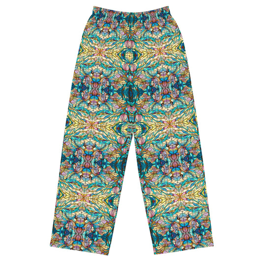 DMV 0049 Chic Boho All-over print unisex wide-leg pants