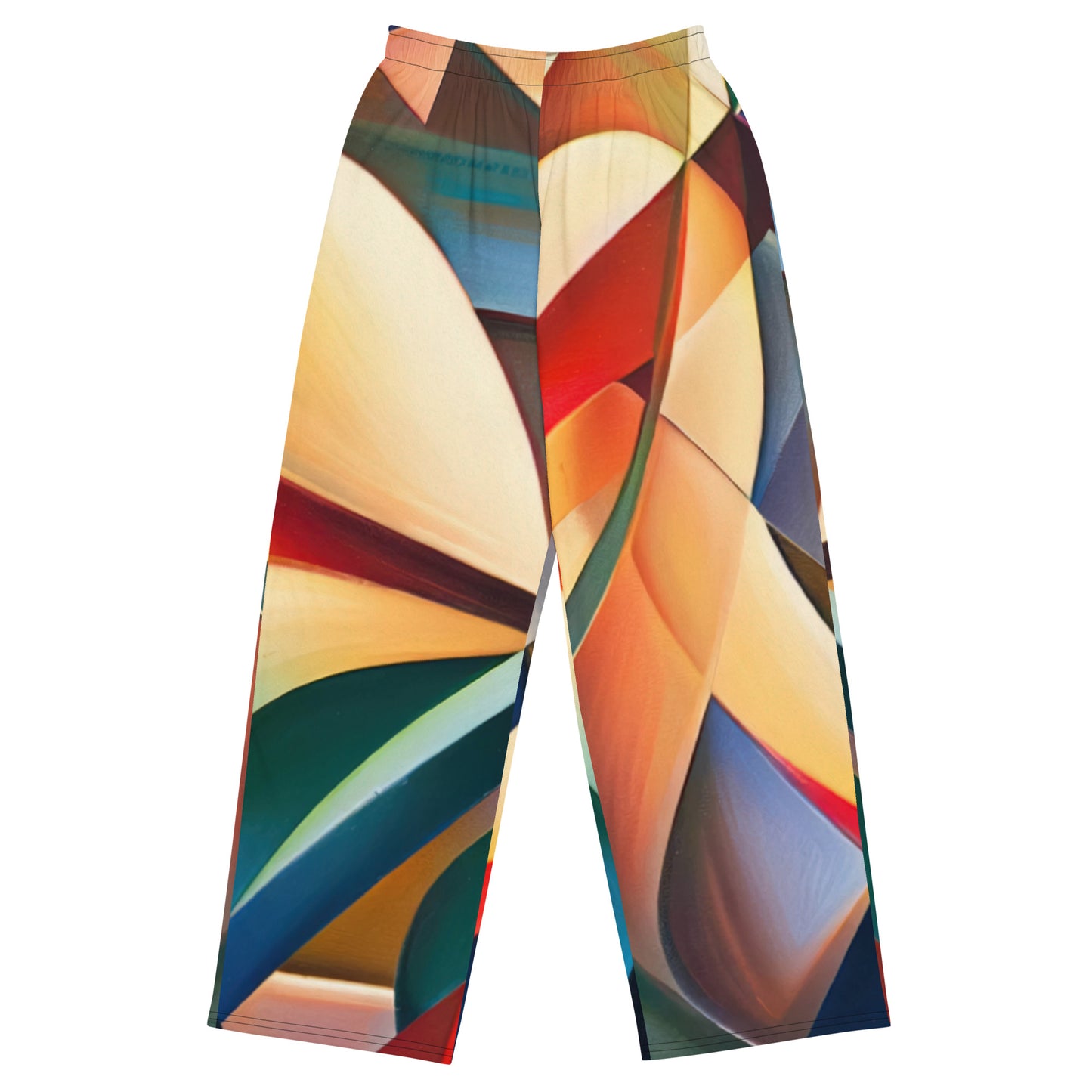 DMV 0015 Abstract Art All-over print unisex wide-leg pants