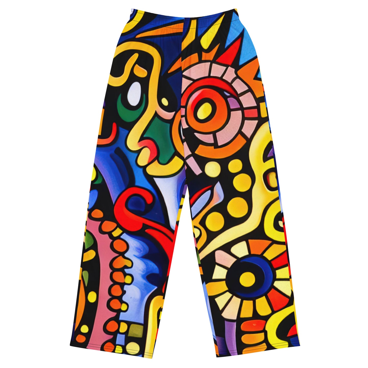 DMV 0051 Psy Art All-over print unisex wide-leg pants