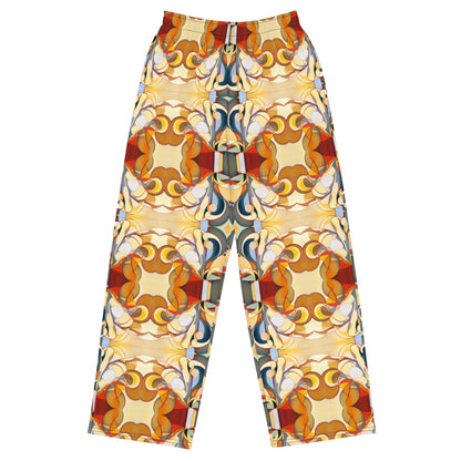 DMV 0089 Chic Boho All-over print unisex wide-leg pants