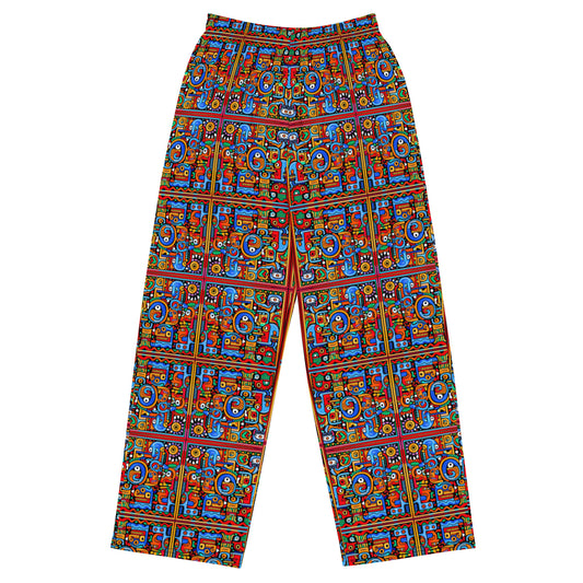 DMV 0066 Psy Artsy All-over print unisex wide-leg pants