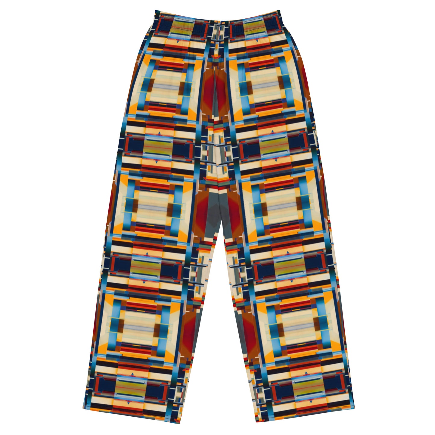 DMV 0244 Geo Boho All-over print unisex wide-leg pants