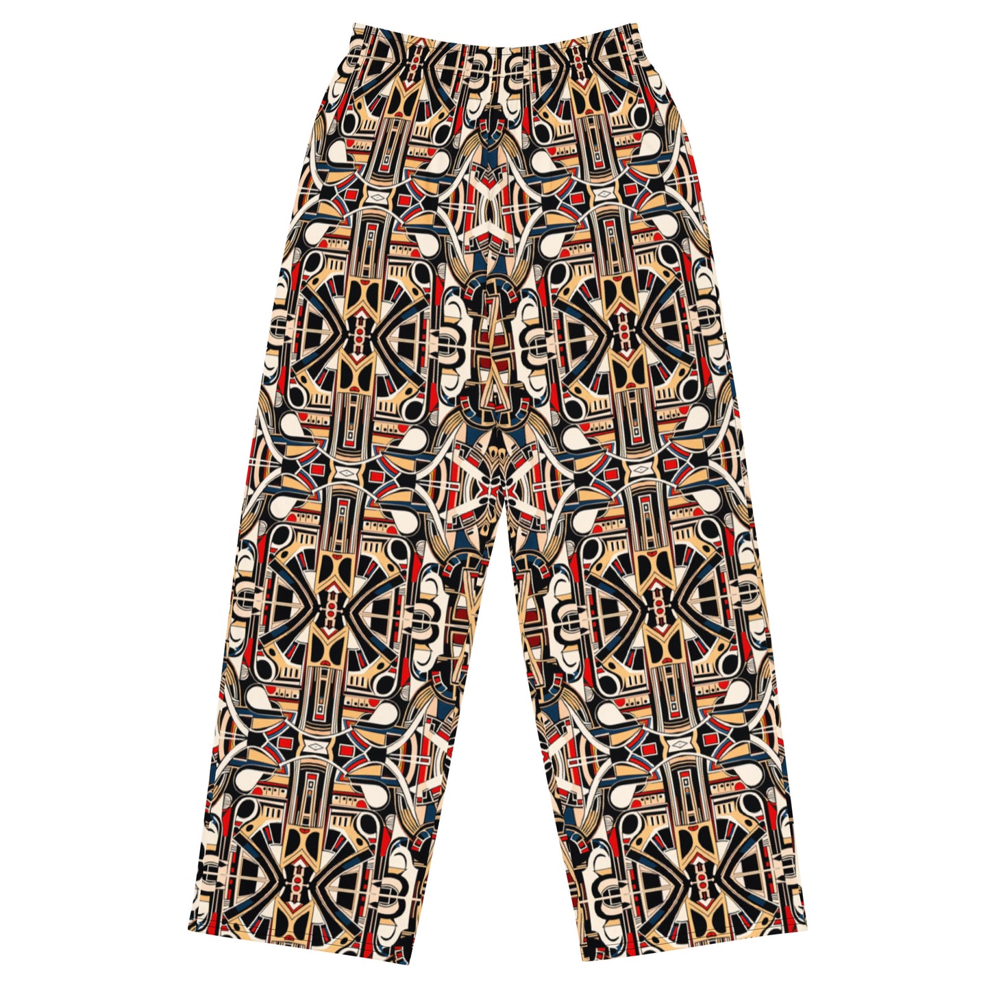 DMV 0078 Chic Boho All-over print unisex wide-leg pants