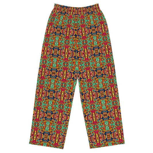 DMV 0112 Psy Artsy All-over print unisex wide-leg pants