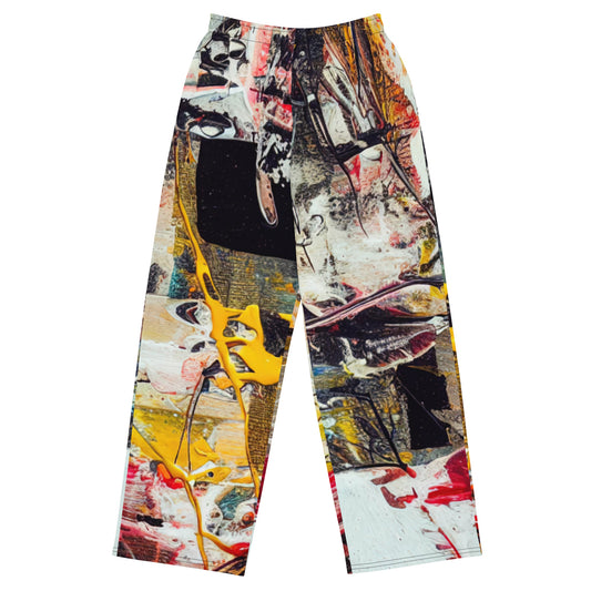 DMV 0272 Avant Garde All-over print unisex wide-leg pants