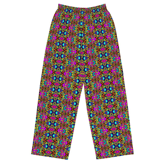 DMV 0270 Psy Artsy All-over print unisex wide-leg pants