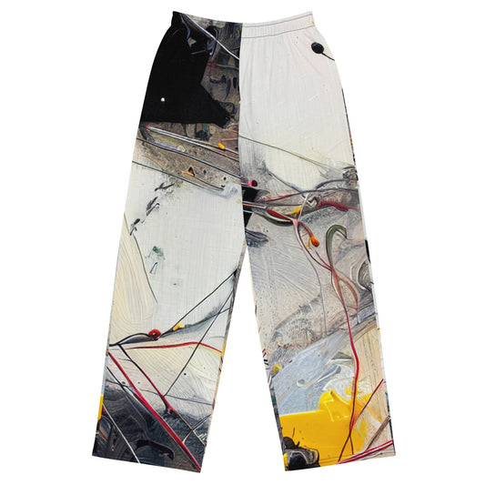 DMV 0126 Avant Garde All-over print unisex wide-leg pants