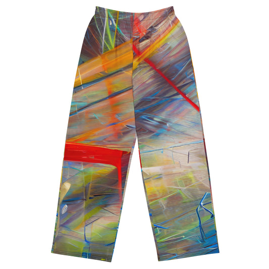 DMV 0248 Avant Garde All-over print unisex wide-leg pants