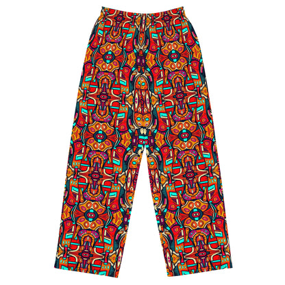 DMV 0110 Psy Artsy All-over print unisex wide-leg pants