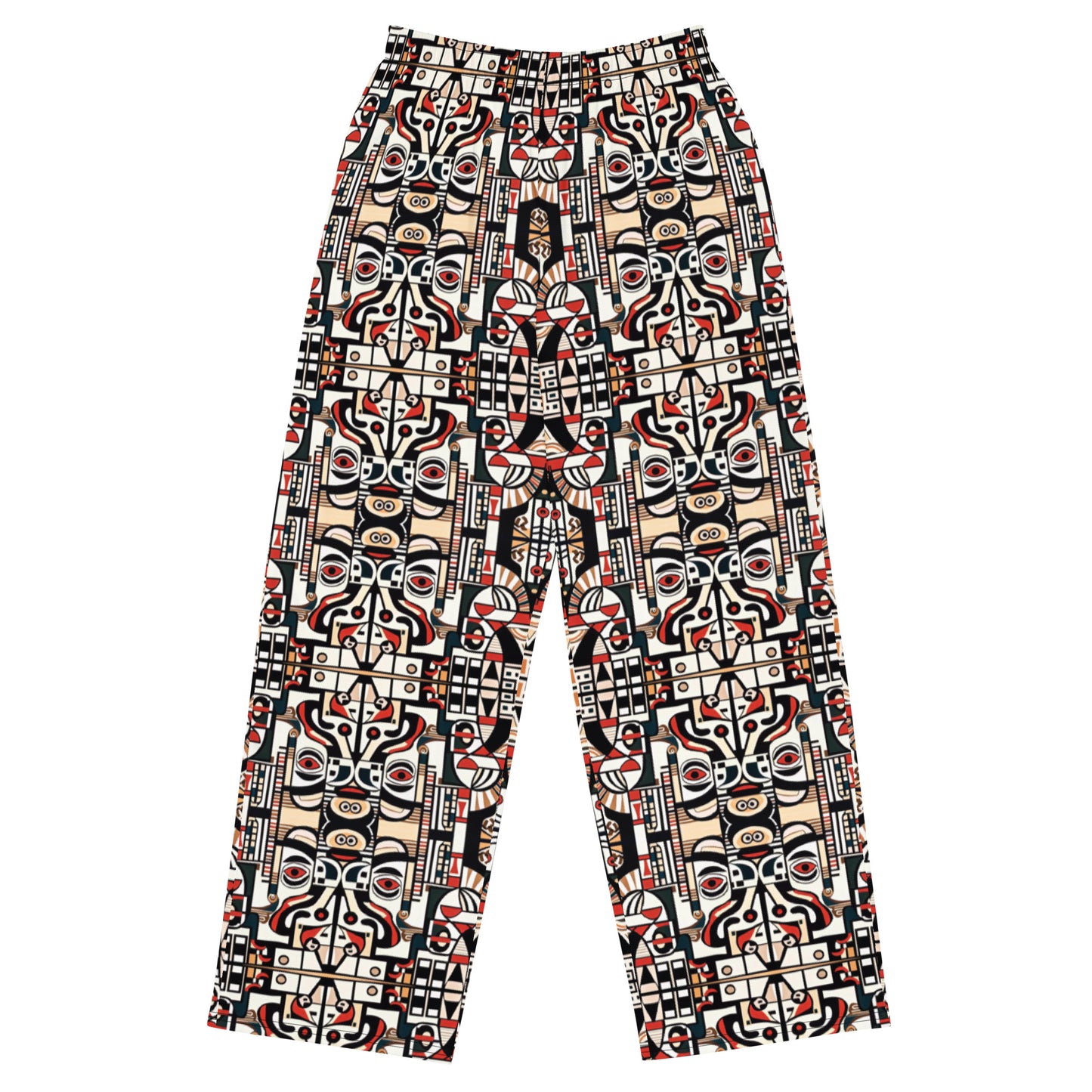 DMV 0131 Chic Boho All-over print unisex wide-leg pants