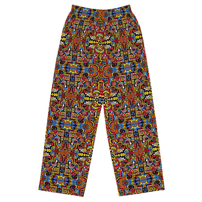 DMV 0108 Psy Artsy All-over print unisex wide-leg pants