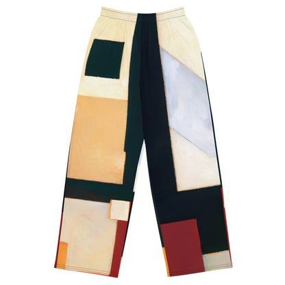 DMV 0223 Abstract Art All-over print unisex wide-leg pants