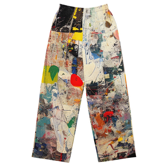 DMV 0100 Avant Garde All-over print unisex wide-leg pants