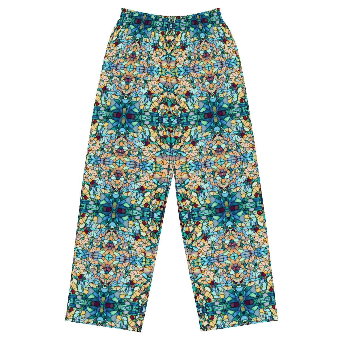 DMV 0254 Chic Boho All-over print unisex wide-leg pants