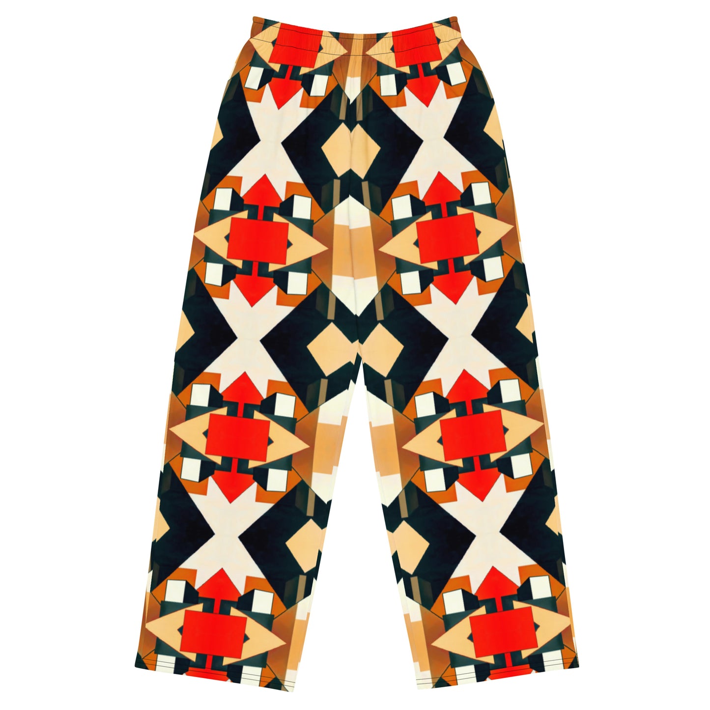 DMV 0138 Geo Boho All-over print unisex wide-leg pants