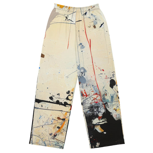 DMV 0145 Avant Garde All-over print unisex wide-leg pants